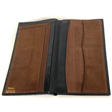 Load image into Gallery viewer, Vintage 70s/80s Unused Rare Waldy Black Leather Calfskin Wallet Made in Italy-Accessories, For Her/Him-Brand Spanking Vintage