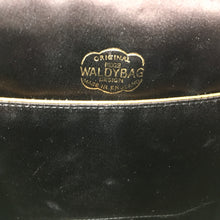 Load image into Gallery viewer, Vintage 40s/50s Luxurious Black Silk Waldybag Evening/Occasion Bag w/Diamanté-Vintage Handbag, Evening Bag-Brand Spanking Vintage
