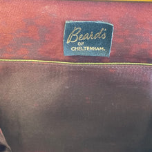 Load image into Gallery viewer, Vintage Elegant 40s/50s Brown Leather Clutch Waldybag Occasion/Evening Bag Bow Clasp and Silk Purse-Vintage Handbag, Clutch Bag-Brand Spanking Vintage