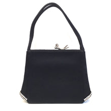 Load image into Gallery viewer, Vintage 40s/50s Luxurious Black Silk Waldybag Evening/Occasion Bag w/Diamanté-Vintage Handbag, Evening Bag-Brand Spanking Vintage
