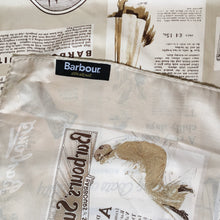 Load image into Gallery viewer, Large Silk 'Vintage Ads' Barbour Scarf New-Scarves-Brand Spanking Vintage