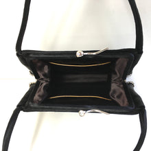 Load image into Gallery viewer, Vintage 40s/50s Luxurious Black Silk Waldybag Evening/Occasion Bag w/Diamanté-Vintage Handbag, Evening Bag-Brand Spanking Vintage