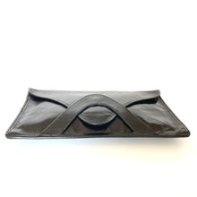 Load image into Gallery viewer, Vintage 70s Black Leather Slim Clutch Bag-Vintage Handbag, Clutch Bag-Brand Spanking Vintage