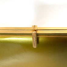 Load image into Gallery viewer, Vintage 60s Chartreuse Green Pearlescent Top Handle Bag w/ Matching Purse by Lodix-Vintage Handbag, Top Handle Bag-Brand Spanking Vintage