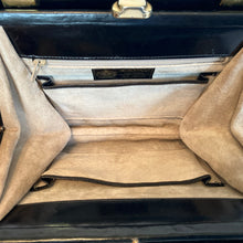 Load image into Gallery viewer, Vintage 60s/70s Classic Black Leather Handbag By Royal Warrant Holder Rayne-Vintage Handbag, Top Handle Bag-Brand Spanking Vintage