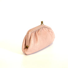 Load image into Gallery viewer, Vintage 50s/60s Small Dusty Pink Dainty Leather Clutch Bag by Freedex for Boots-Vintage Handbag, Clutch Bag-Brand Spanking Vintage
