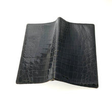 Load image into Gallery viewer, Vintage Unused Genuine Glossy Black Alligator Skin Gentlemens Wallet-Accessories, For Her/Him-Brand Spanking Vintage