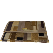 Load image into Gallery viewer, Vintage 70s Unused Rare Weymouth American Chenille Clutch Bag in Beige/Rust/Mustard-Vintage Handbag, Clutch Bag-Brand Spanking Vintage