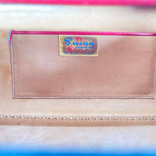 Load image into Gallery viewer, Vintage Rare Pillar Box Red Leather Top Handle bag by Susan Bond Street Postman's Lock Made in England-Vintage Handbag, Top Handle Bag-Brand Spanking Vintage
