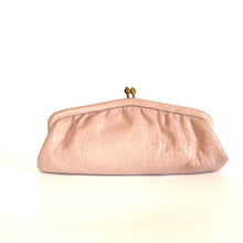 Load image into Gallery viewer, Vintage 50s/60s Small Dusty Pink Dainty Leather Clutch Bag by Freedex for Boots-Vintage Handbag, Clutch Bag-Brand Spanking Vintage