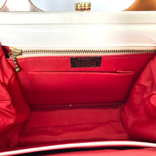 Load image into Gallery viewer, Vintage 60s/70s White Patent Leather Handbag with Lucite Handles by Widegate-Vintage Handbag, Top Handle Bag-Brand Spanking Vintage