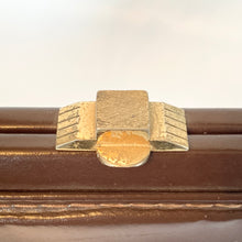 Load image into Gallery viewer, Vintage 60s/70s Classic Dainty Dark Chestnut Brown Patent Leather Top Handle Bag By Waldybag-Vintage Handbag, Top Handle Bag-Brand Spanking Vintage