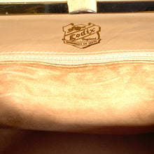 Load image into Gallery viewer, Vintage Handbag 50s/60s In Nude Pink Pearlescent Leather w/ Coin Purse and Bow Clasp by Lodix-Vintage Handbag, Top Handle Bag-Brand Spanking Vintage