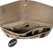 Load image into Gallery viewer, Vintage 70s Unused Rare Weymouth American Chenille Clutch Bag in Beige/Rust/Mustard-Vintage Handbag, Clutch Bag-Brand Spanking Vintage