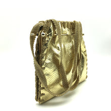 Load image into Gallery viewer, Beautiful Vintage 70s Gold Evening/Occasion Bag by D.H.Evans Made in Italy-Vintage Handbag, Evening Bag-Brand Spanking Vintage