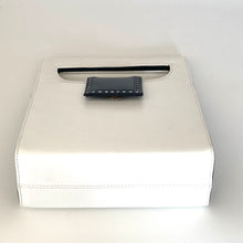 Load image into Gallery viewer, Vintage 60s/70s Dainty White and Navy Leather Handbag By Holmes Of Norwich-Vintage Handbag, Kelly Bag-Brand Spanking Vintage