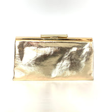 Load image into Gallery viewer, Vintage 90s Gold Leather Clutch Bag-Vintage Handbag, Clutch Bag-Brand Spanking Vintage