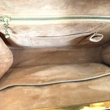 Load image into Gallery viewer, Vintage 60s Slim Dark Chestnut Brown Crocodile Skin Handbag Made in England-Vintage Handbag, Exotic Skins-Brand Spanking Vintage