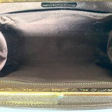 Load image into Gallery viewer, Vintage 60s/70s Dainty Brown Leather Top Handle Bag By Waldybag with Gilt Rose Detail-Vintage Handbag, Top Handle Bag-Brand Spanking Vintage