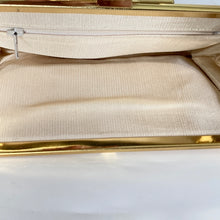 Load image into Gallery viewer, Vintage 90s Gold Leather Clutch Bag-Vintage Handbag, Clutch Bag-Brand Spanking Vintage