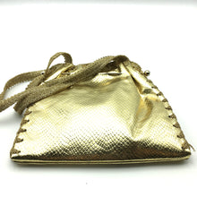 Load image into Gallery viewer, Beautiful Vintage 70s Gold Evening/Occasion Bag by D.H.Evans Made in Italy-Vintage Handbag, Evening Bag-Brand Spanking Vintage