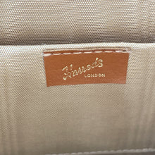Load image into Gallery viewer, Elegant Vintage 50s/60s Ginger/Tan Leather Top Handle Bag/Coin Purse By Harrods-Vintage Handbag, Top Handle Bag-Brand Spanking Vintage