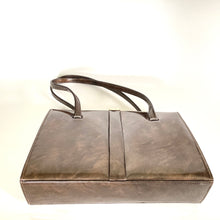 Load image into Gallery viewer, Vintage Handbag 60s/70s In Chocolate Brown Mottled Patent Leather by Meadows Regent St-Vintage Handbag, Top Handle Bag-Brand Spanking Vintage