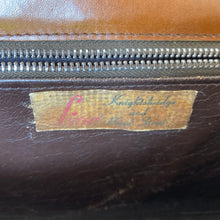 Load image into Gallery viewer, Vintage 50s Elegant Copper Brown Turtle Skin Clutch Bag Silvertone Clasp /Chain by Fior-Vintage Handbag, Exotic Skins-Brand Spanking Vintage
