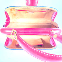 Load image into Gallery viewer, Vintage Rare Pillar Box Red Leather Top Handle bag by Susan Bond Street Postman's Lock Made in England-Vintage Handbag, Top Handle Bag-Brand Spanking Vintage