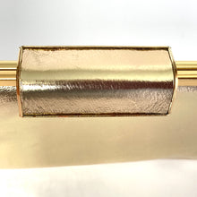 Load image into Gallery viewer, Vintage 90s Gold Leather Clutch Bag-Vintage Handbag, Clutch Bag-Brand Spanking Vintage