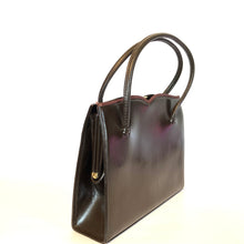 Load image into Gallery viewer, Vintage Waldybag Handbag in Tobacco Brown Leather by Waldybag with Matching Coin Purse-Vintage Handbag, Top Handle Bag-Brand Spanking Vintage