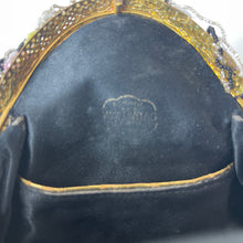 Load image into Gallery viewer, Vintage 40s/50s Luxurious Black Silk Velvet Beaded Waldybag Evening Bag-Vintage Handbag, Evening Bag-Brand Spanking Vintage