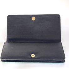 Load image into Gallery viewer, Vintage 70s Emerald Green Snakeskin Clutch Bag w/Shoulder Strap-Vintage Handbag, Exotic Skins-Brand Spanking Vintage