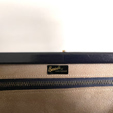 Load image into Gallery viewer, Vintage 60s/70s Royal Blue Navy Patent Leather Top Handle Bag Waldybag-Vintage Handbag, Top Handle Bag-Brand Spanking Vintage