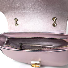 Load image into Gallery viewer, Vintage 80s Pink Leather Top Handle Bag with Bamboo Handle & Shoulder Strap Made in Italy-Vintage Handbag, Top Handle Bag-Brand Spanking Vintage