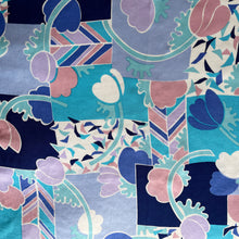 Load image into Gallery viewer, Vintage Liberty of London Large Silk Scarf in China Blue/Pink/Turquoise/White