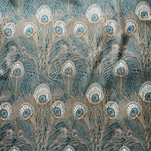 Load image into Gallery viewer, Vintage Large Liberty 100th Anniversary Silk Scarf 'Hera' Design In Green Gold-Scarves-Brand Spanking Vintage
