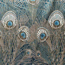 Load image into Gallery viewer, Vintage Large Liberty 100th Anniversary Silk Scarf 'Hera' Design In Green Gold-Scarves-Brand Spanking Vintage