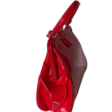 Load image into Gallery viewer, Vintage 50s/60s Lipstick Red Patent Top Handle Bag By Crown Lewis USA