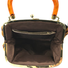 Load image into Gallery viewer, Vintage 70s Large Chenille Mary Poppins Carpet Bag in Iconic 70s Design in Rust Brown, Mustard and Black by Weymouth American (WA) Made in UK-Vintage Handbag, Large Handbag-Brand Spanking Vintage