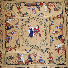 Load image into Gallery viewer, Large Beckford Silk Buckingham Palace Royal Collection Scarf, Rare White Drawing Room Scarf-Scarves-Brand Spanking Vintage