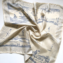 Load image into Gallery viewer, Vintage Rare and Collectable 60s Liberty Of London 'Laws Of The Game Of Cricket' Large Silk Scarf Very Collectable-Scarves-Brand Spanking Vintage