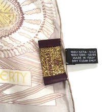 Load image into Gallery viewer, Vintage 90s Liberty of London Silk Chiffon Scarf in 'Hera' Peacock Feather Design-Scarves-Brand Spanking Vintage