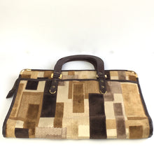 Load image into Gallery viewer, Vintage 70s Large Weymouth American Chenille Carpet Bag Tote/Laptop/Overnight/Work Bag with Matching Purse-Vintage Handbag, Large Handbag-Brand Spanking Vintage