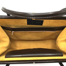 Load image into Gallery viewer, Vintage Rich Brown Eros Snakeskin And Leather Twin Handle Bag-Vintage Handbag, Exotic Skins-Brand Spanking Vintage