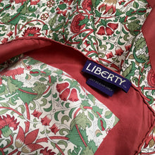 Load image into Gallery viewer, Vintage Liberty Silk Scarf in William Morris Design in Rust/Cream/Green-Scarves-Brand Spanking Vintage