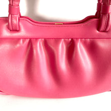Load image into Gallery viewer, Vintage 60s/70s Large Faux Leather Fucshia Pink Dolly Bag by Essell Made In England-Vintage Handbag, Dolly Bag-Brand Spanking Vintage