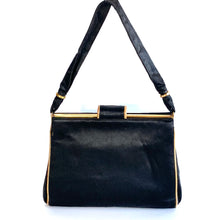 Load image into Gallery viewer, Vintage 50s/60s Luxurious Black And Gold Silk Waldybag Evening/Occasion Bag w/ Fixed Silk Coin Purse-Vintage Handbag, Evening Bag-Brand Spanking Vintage