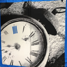 Load image into Gallery viewer, Vintage 80s Large Silk Scarf Clock Image, Bright Blue, Black and Grey Made in Italy-Scarves-Brand Spanking Vintage