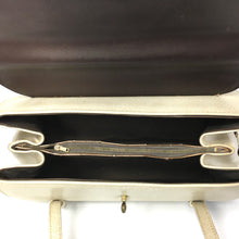 Load image into Gallery viewer, Vintage Large Beige/Cream Weymouth American Faux Leather Handbag w/Umbrella Pocket-Vintage Handbag, Large Handbag-Brand Spanking Vintage